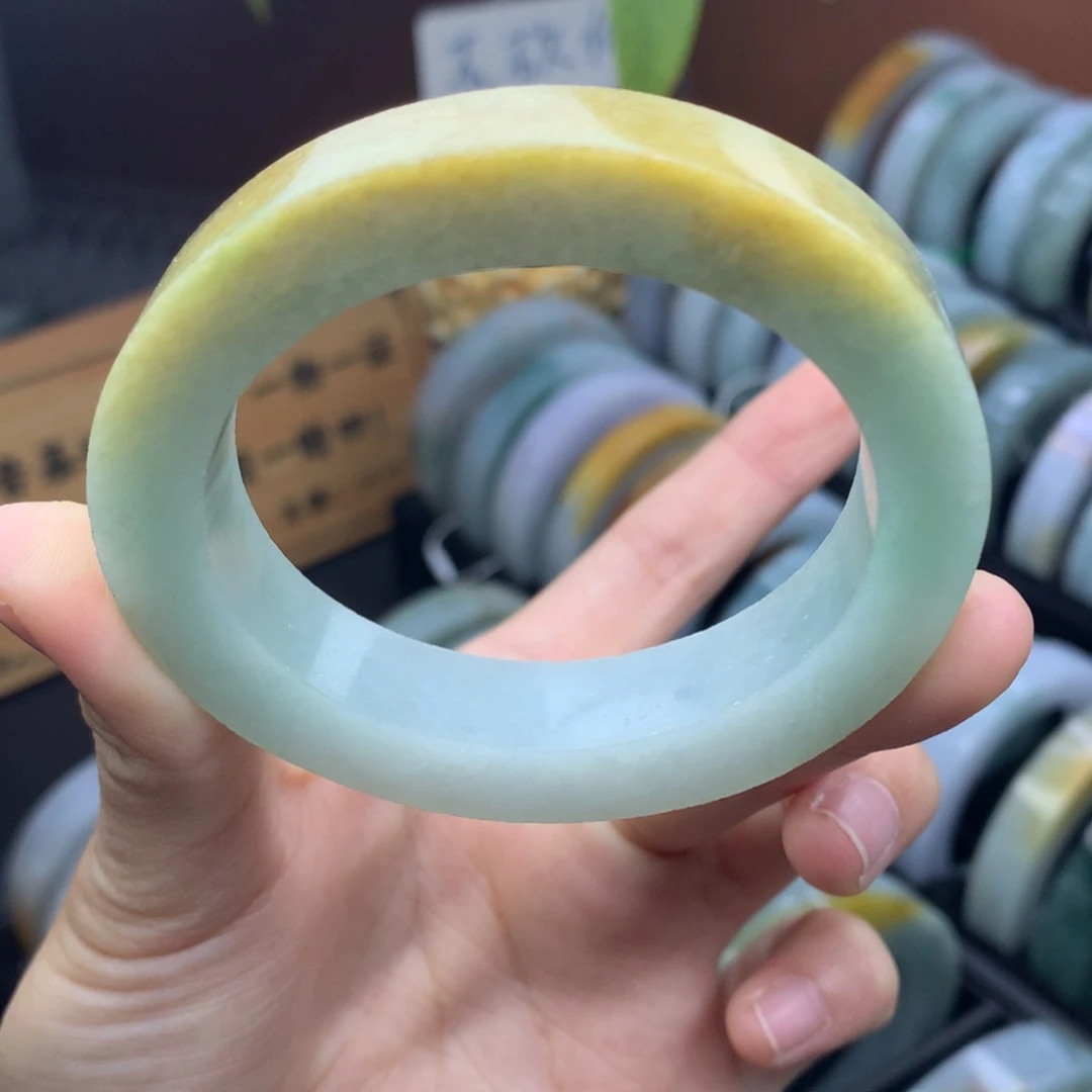 未镶嵌手镯定制翡翠定制不退不换贵妃