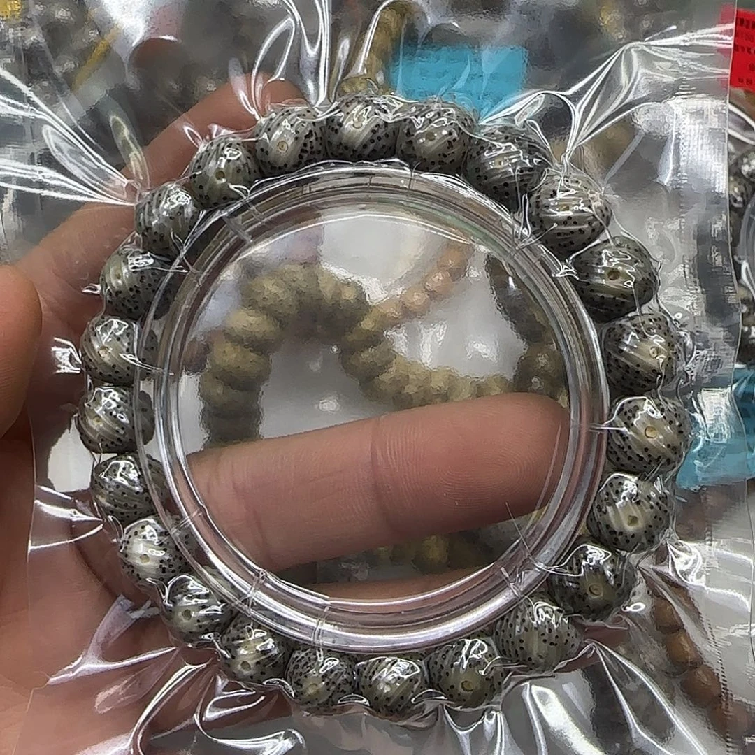 T***甜星月菩提手串182殿堂手工拉丝星月10桶单圈