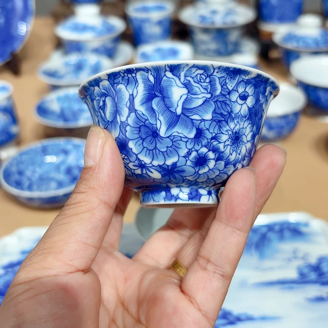 路***路景德镇纯手绘单杯