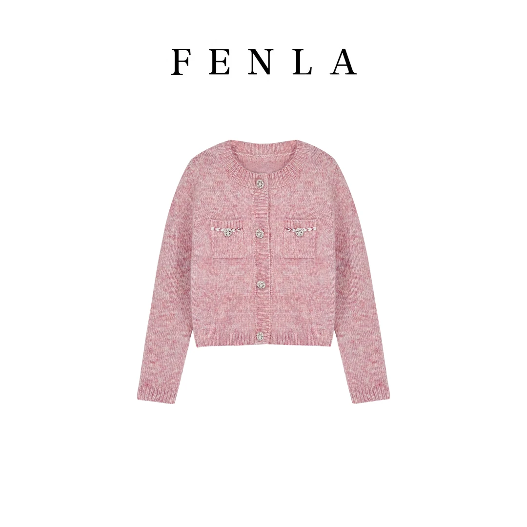 【惠姐私服】法式轻奢名媛风针织衫气质显瘦百搭毛衣上衣 85530