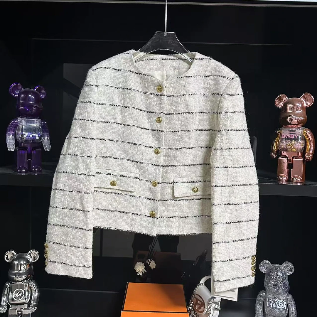 【DAXIU轻奢】早春小香风百搭羊毛针织衫-72-310