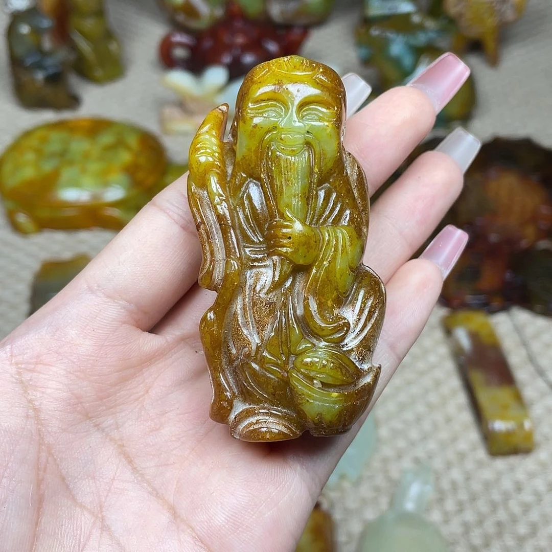 蛇纹石玉未镶嵌如图