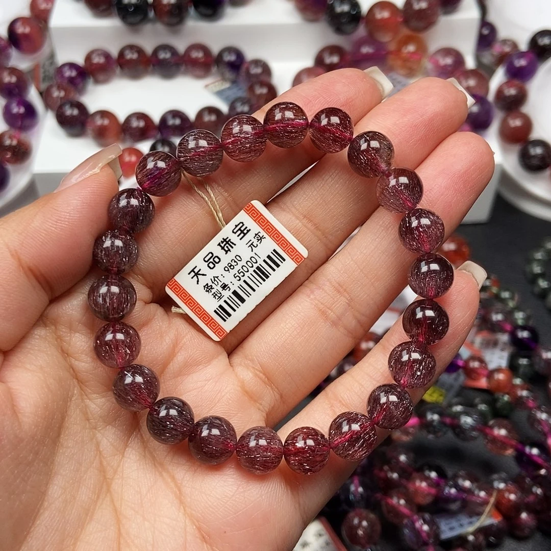 V***n水晶手链未镶嵌红超七550001