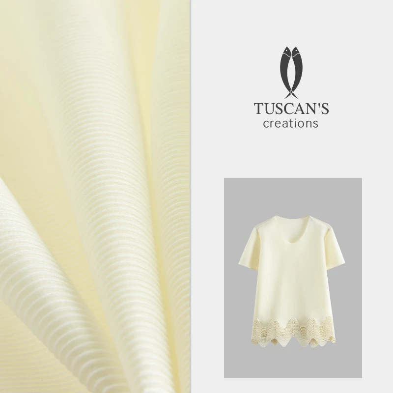 TUSCAN'S CREATIONS春夏新款镂空蕾丝褶皱上衣梭织上衣TS时代