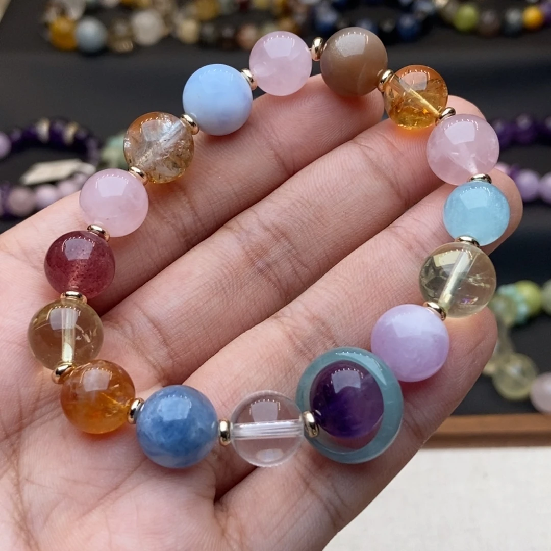 合金手链水晶多宝