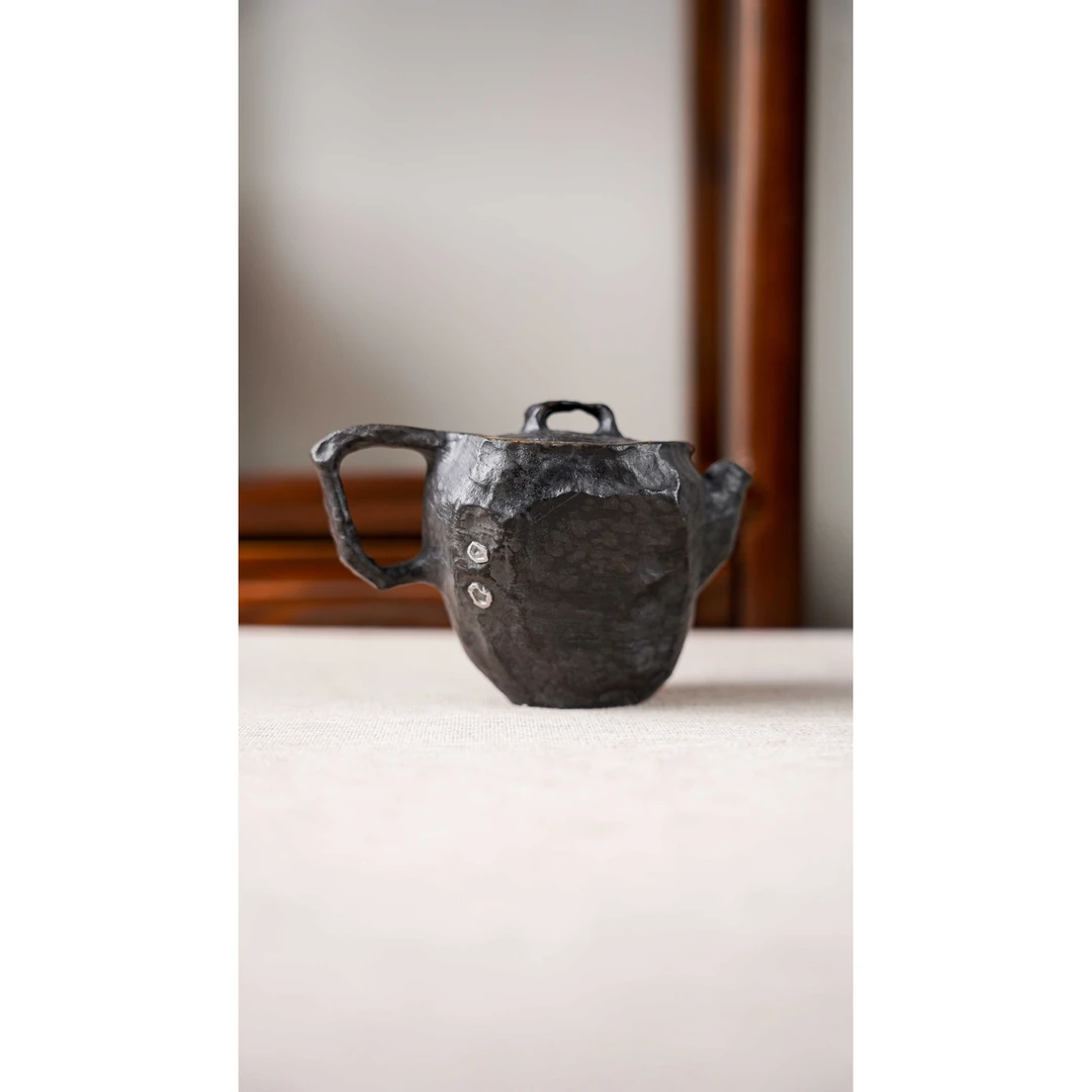 匠心严选张文山手作石材茶壶作品21