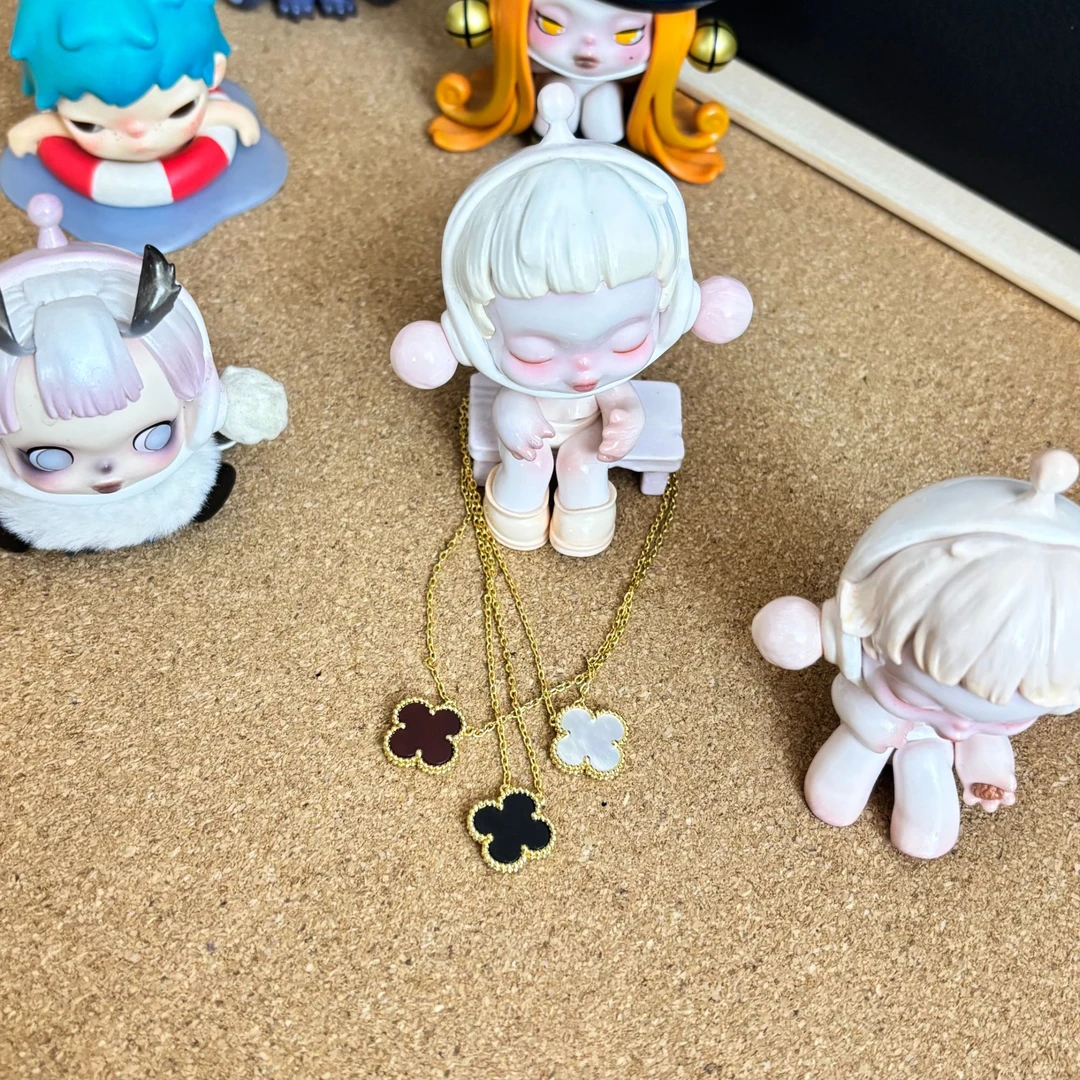 铜合金锆石项链 气质百搭 五花项链 1123