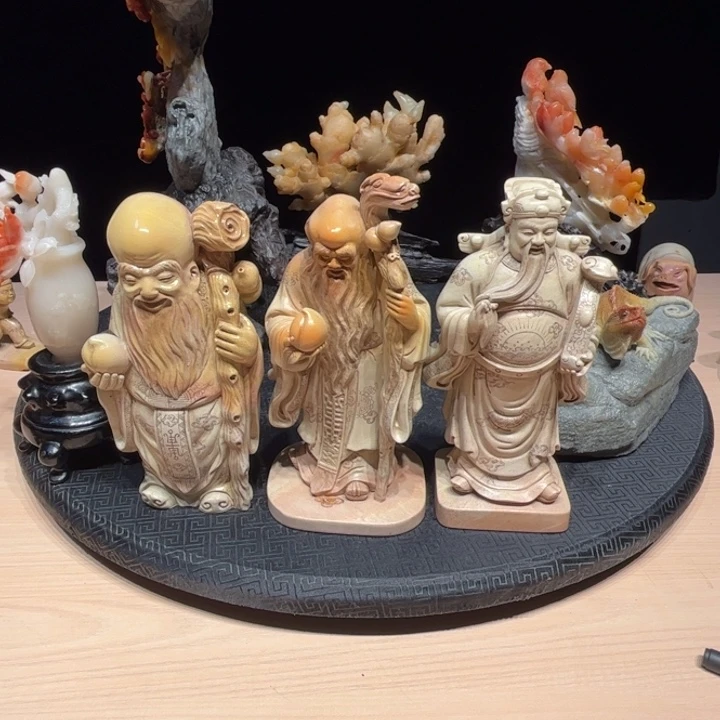 老挝石寿山石雕刻艺术