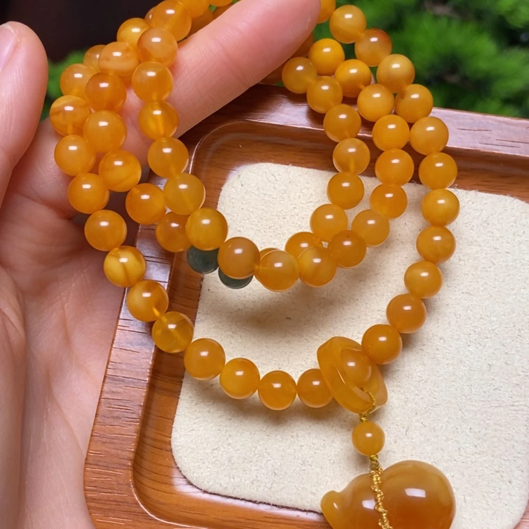 【闪购商品】未镶嵌蜜蜡手链手串