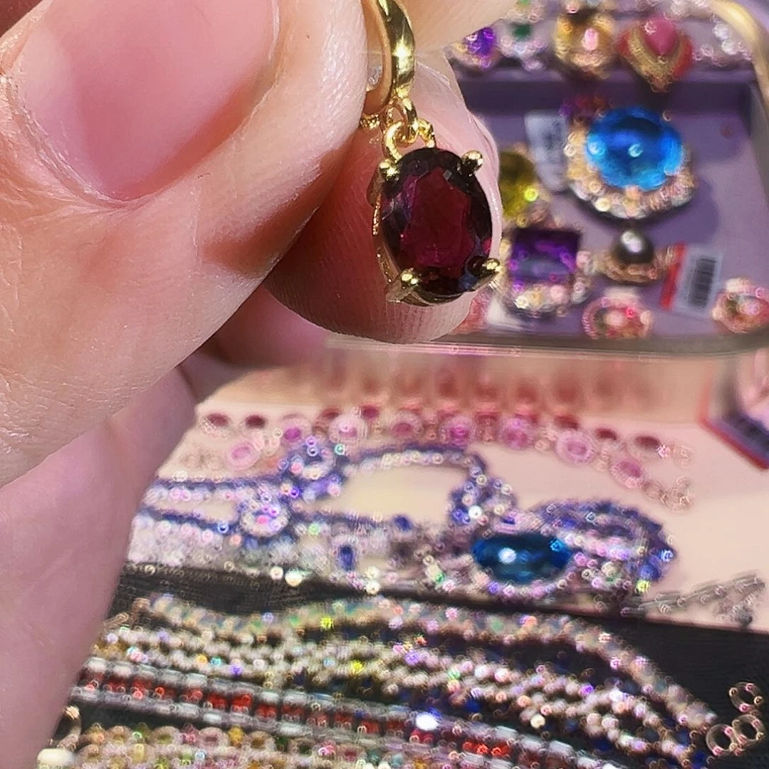 颈饰银S925镶嵌碧玺在**方