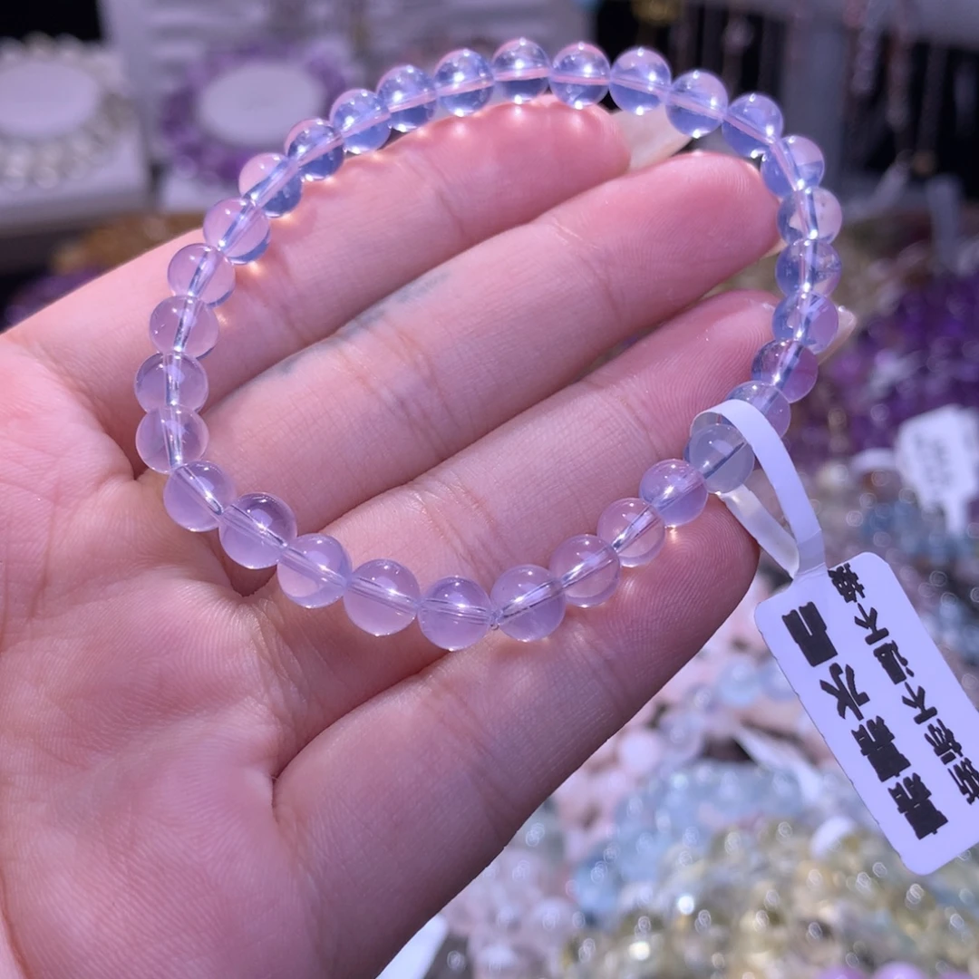 水晶手链未镶嵌紫玉晶