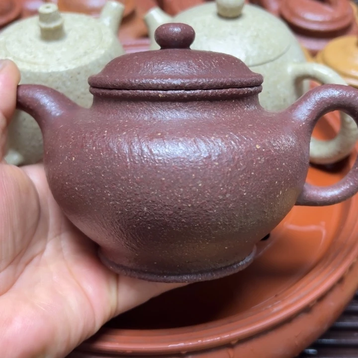 华***情茶壶紫砂宜兴原矿紫五彩