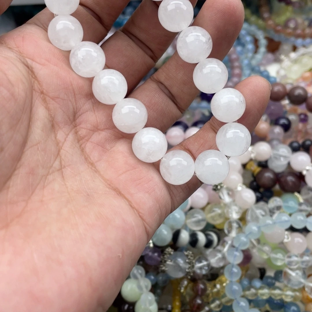 银S925镶嵌手链烟晶