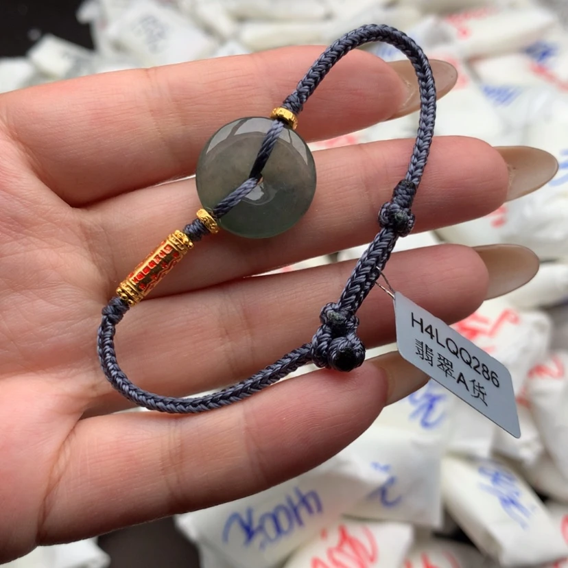 【闪购商品】翡翠手绳银S925镶嵌一
