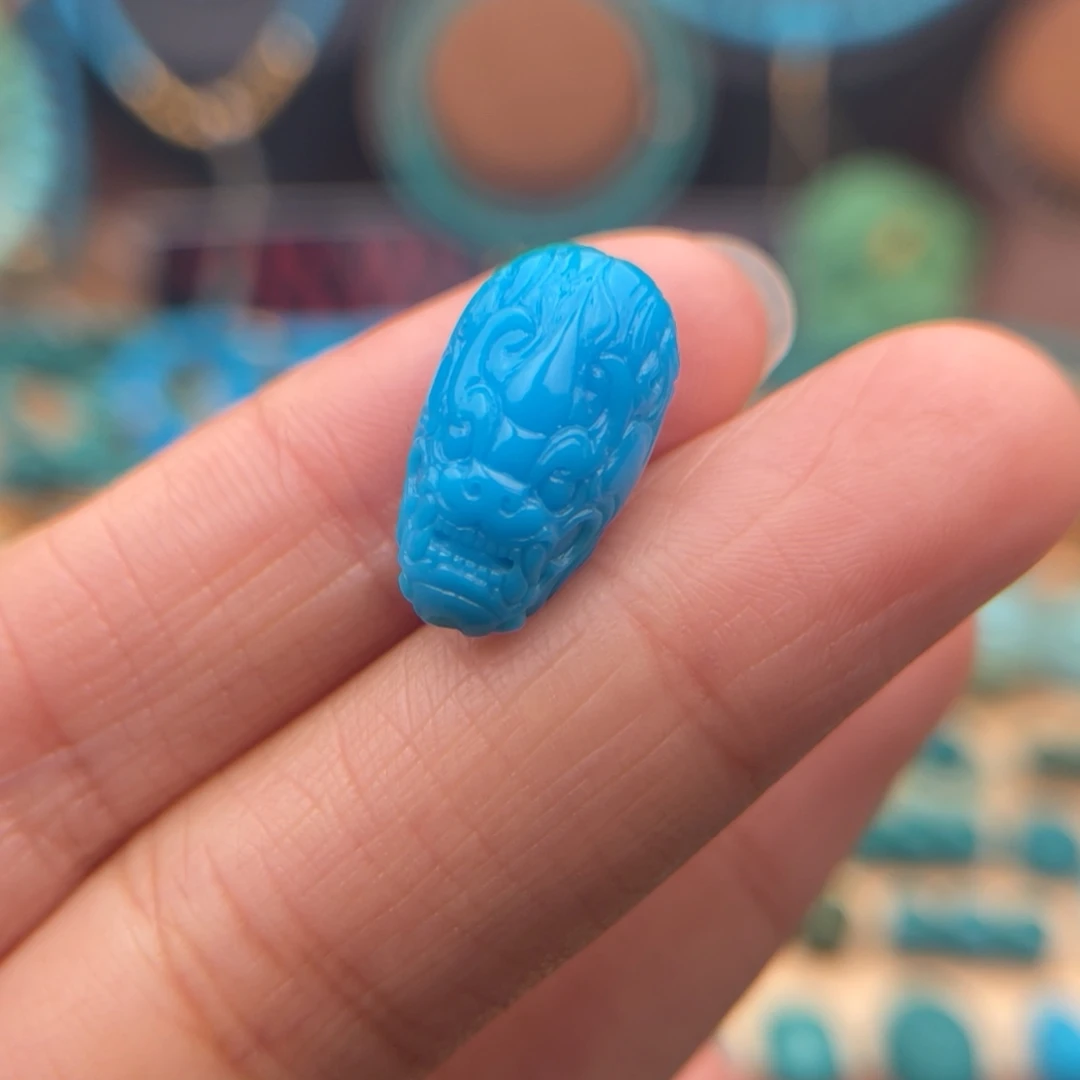 绿松石珠宝奇石未镶嵌