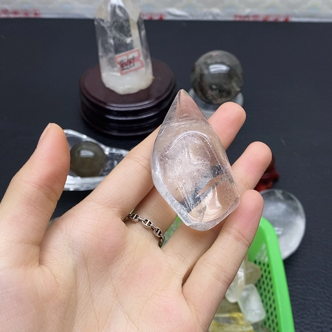 未镶嵌水晶珠宝半成品115水晶石