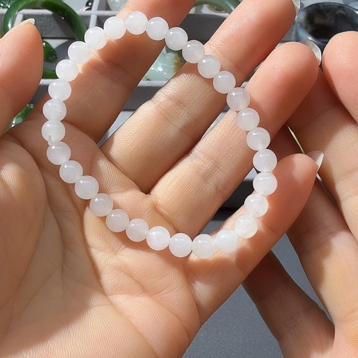 未镶嵌手链和田玉（白玉）