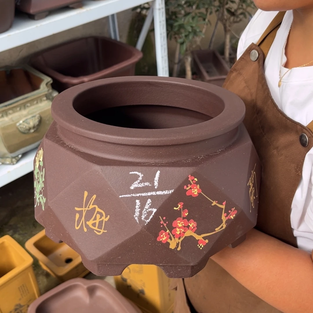 紫砂花盆盆景艺术