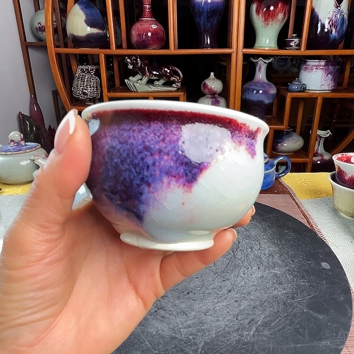 牛家钧窑牛自恒老师钧瓷杯