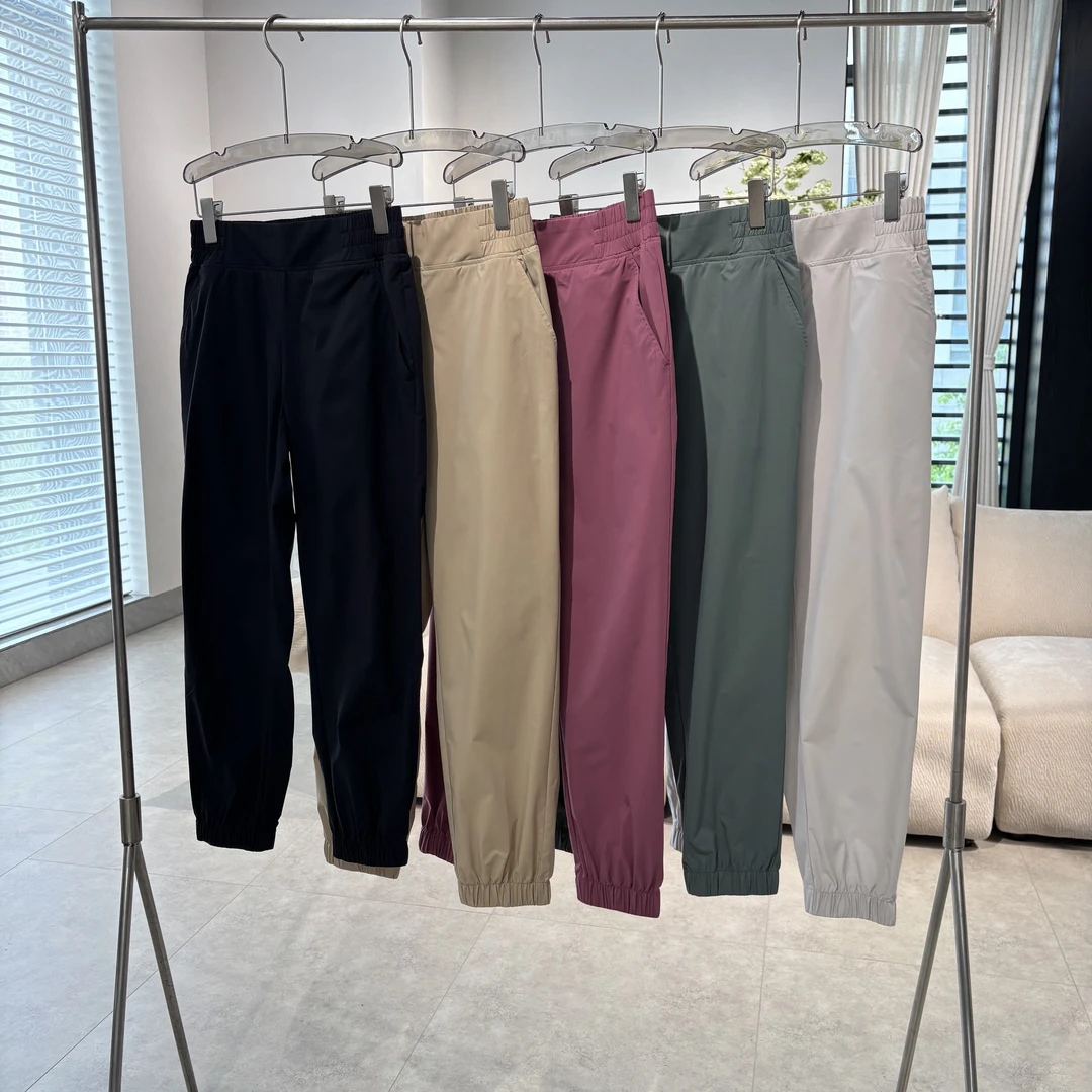 【特价】CKZ4629 法国客人订单 五色后松紧束脚裤