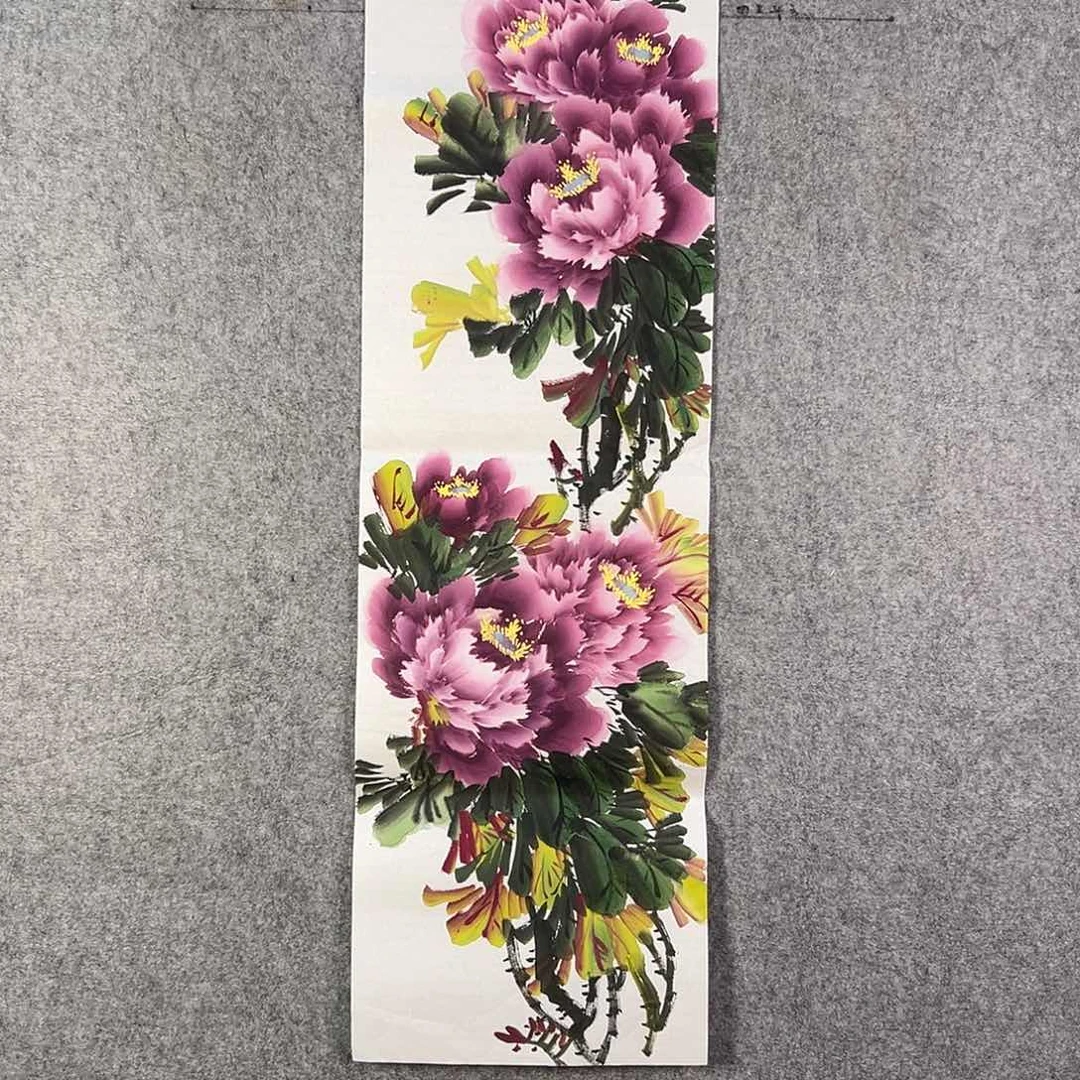 国画436 牡丹之歌传情传人心