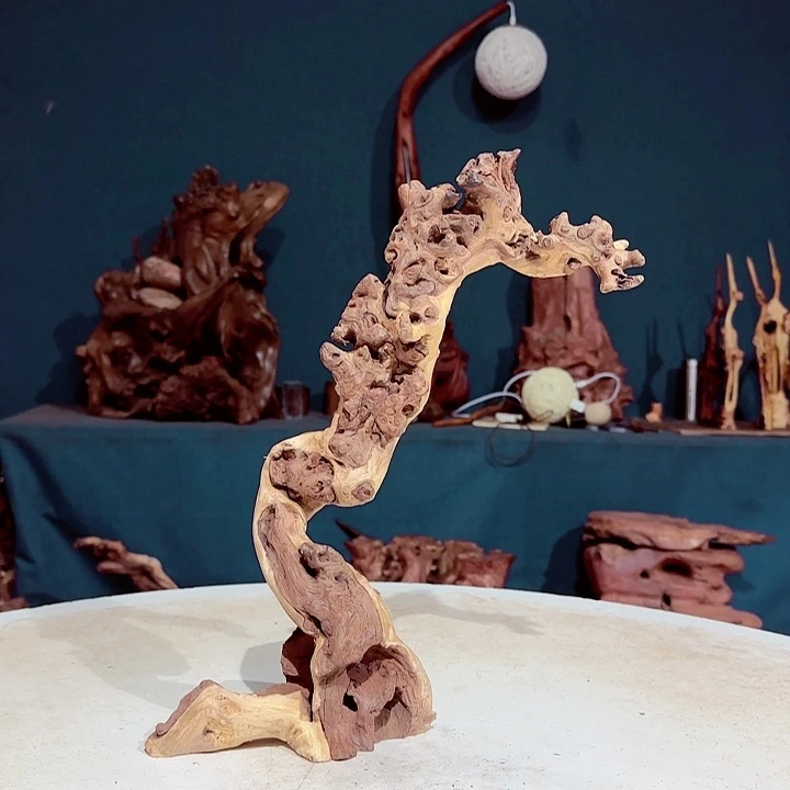 黑果木悠**阁252金丝红木羊蹄甲半成品