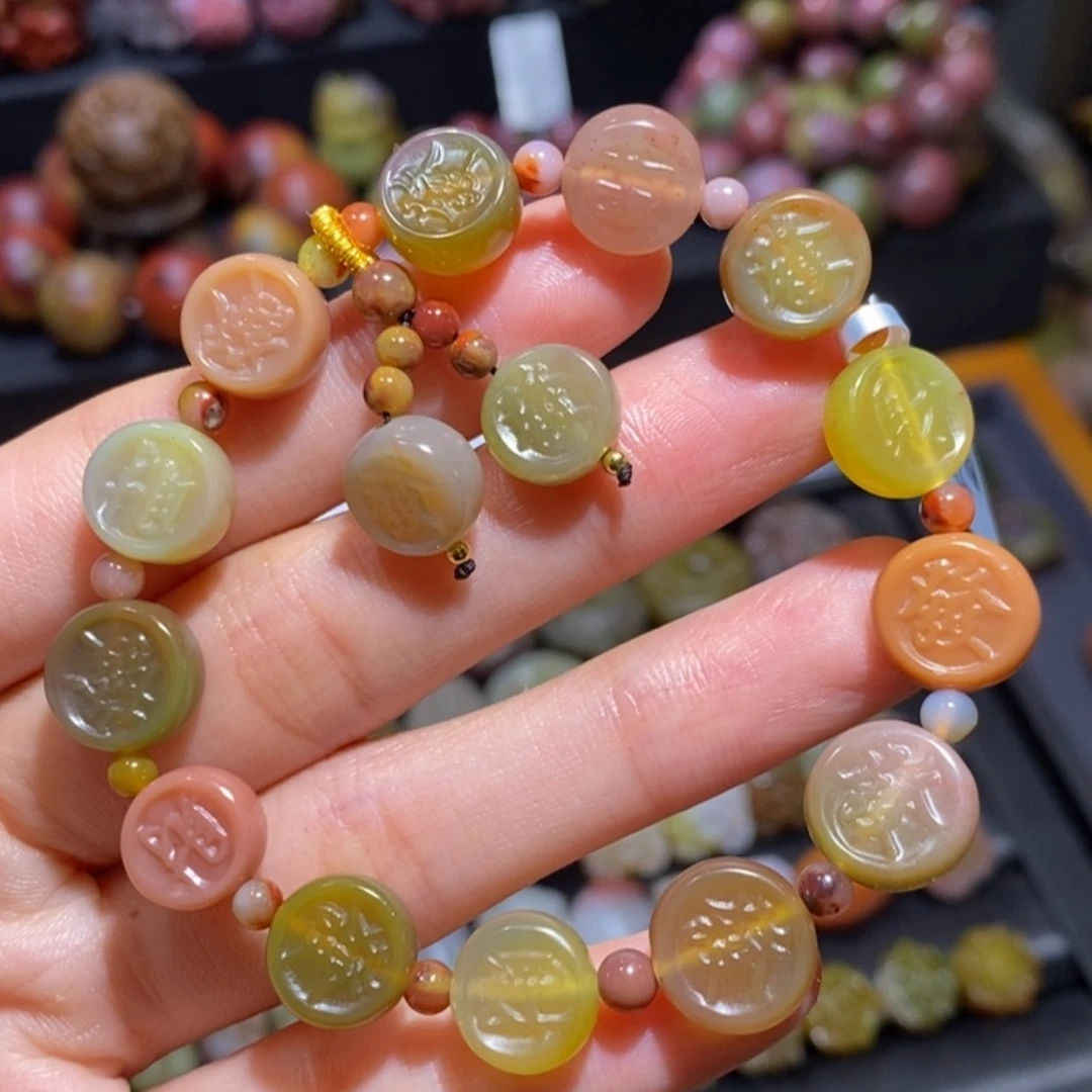 【闪购商品】未镶嵌手链玛瑙/玉髓盐源玛瑙
