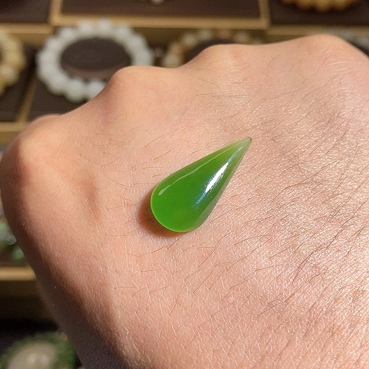 【闪购商品】未镶嵌和田玉（碧玉）珠宝半成品