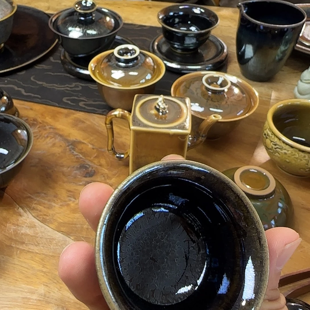 ****豆茶盏白丁瓷坊作品