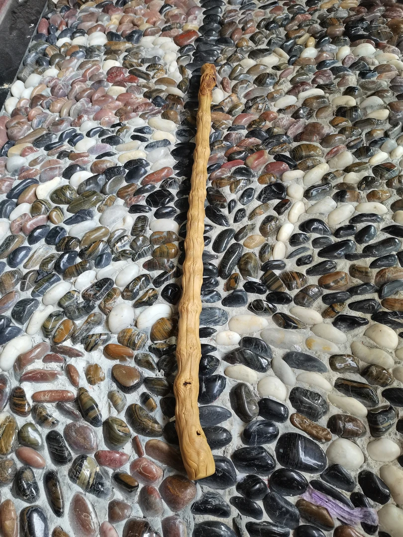 降龙木竹节密节疤棍料，车载短棍户外健身运动