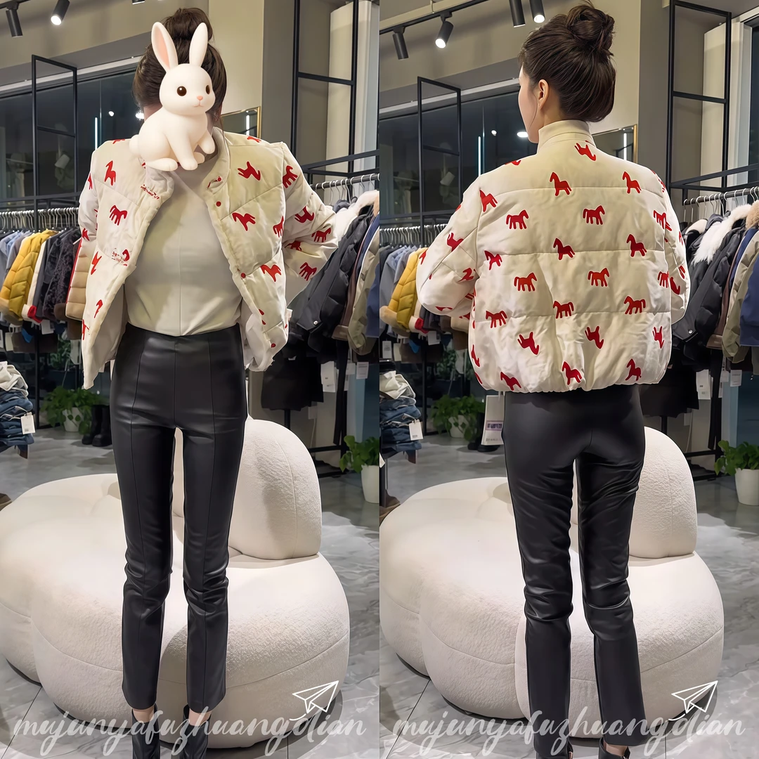 新中式气质国风双面穿夹棉外套女装2025冬季新款保暖加厚新年上衣