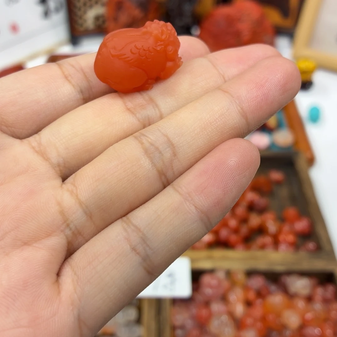 南红玛瑙合金颈饰