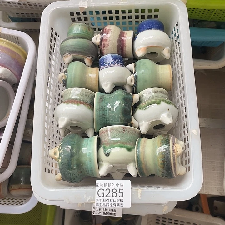 花盆紫砂285微瑕品口径3到4左右