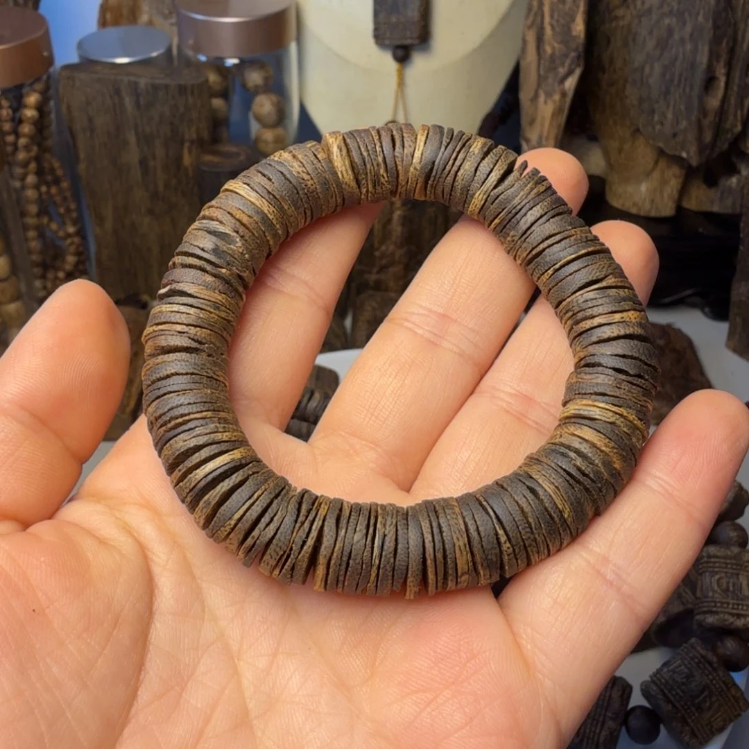 定***啊沉香沉香枕沉水海南紫棋皮油老料21克