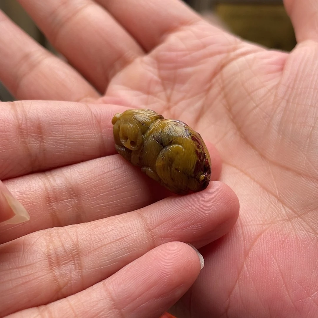 未镶嵌定制玛瑙吊坠菩****人
