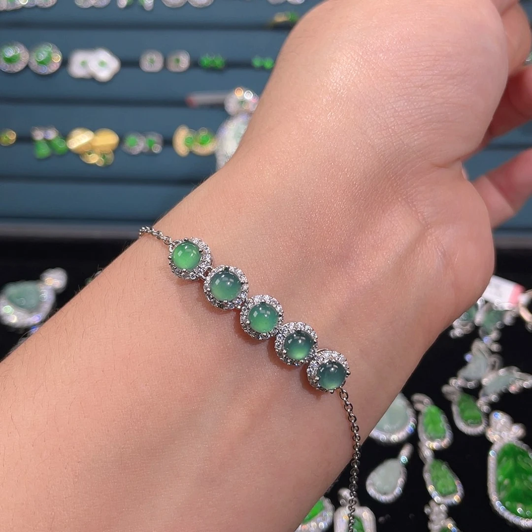 未镶嵌手链翡翠手链