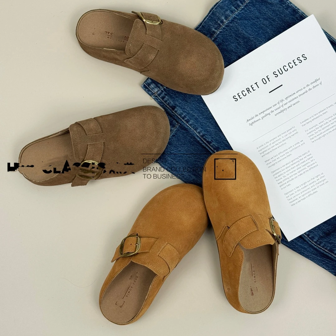 2025新款舒适休闲百搭博肯半托鞋2741典