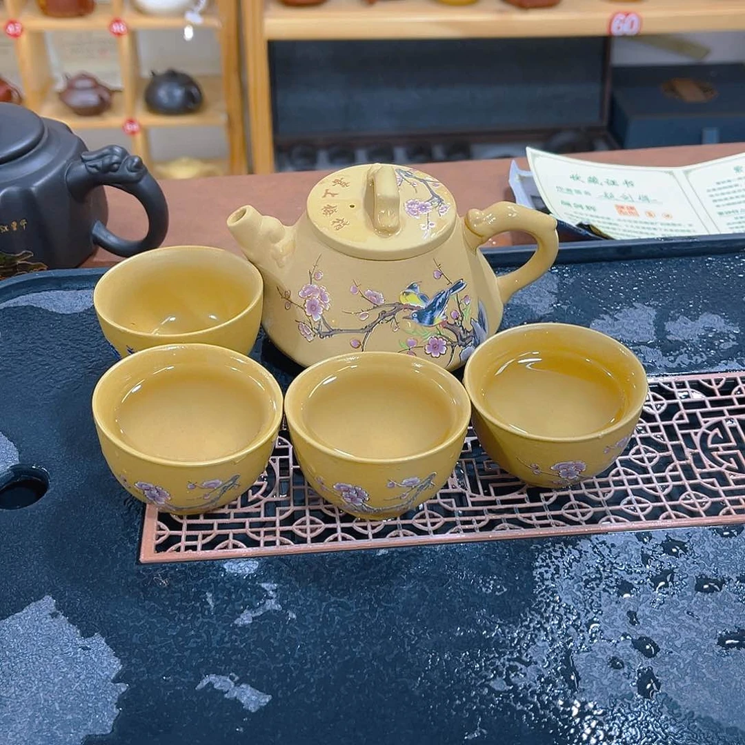 茶壶紫砂紫砂壶1壶4杯
