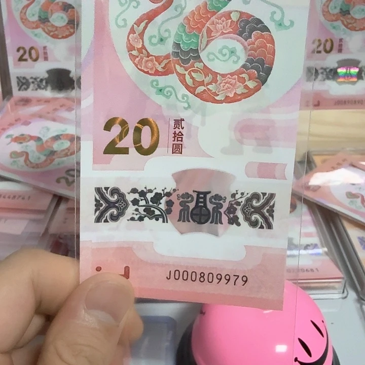 塑料小蛇钞号码000809979