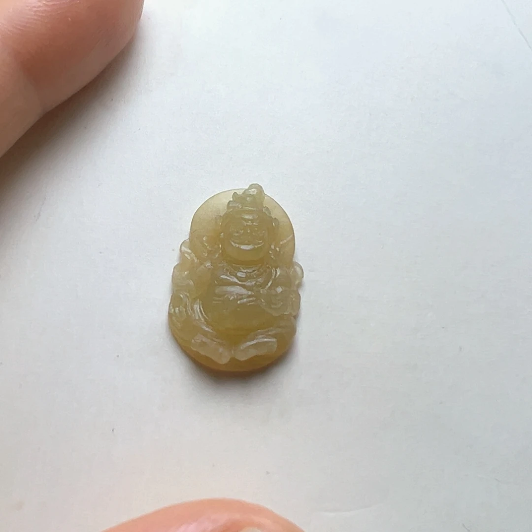未镶嵌定制翡翠缅甸翡翠A货黄财神