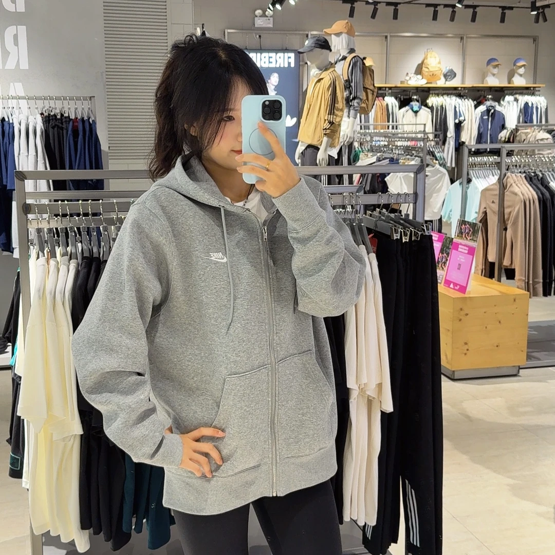 NIKE/耐克男女连帽潮流休闲运动保暖外套夹克卫衣FN3862063