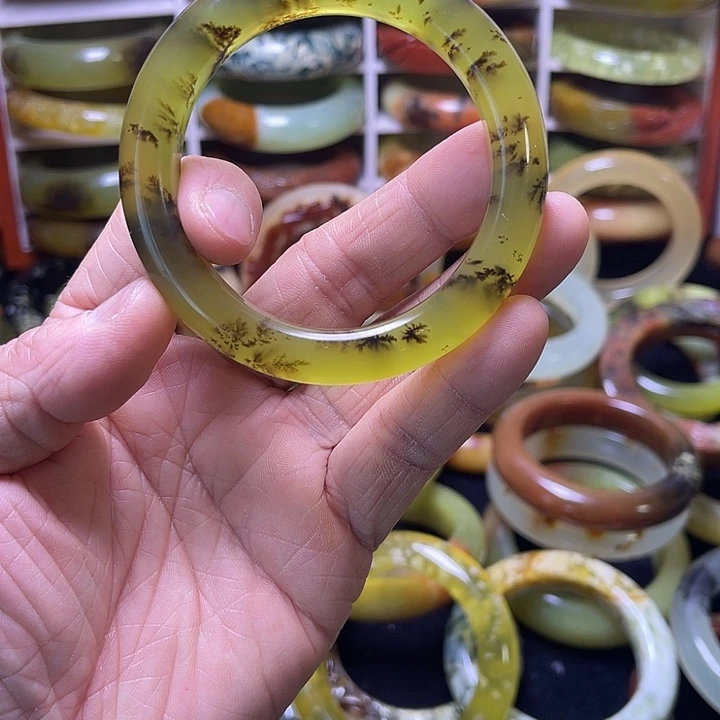 蛇纹石玉合金手镯