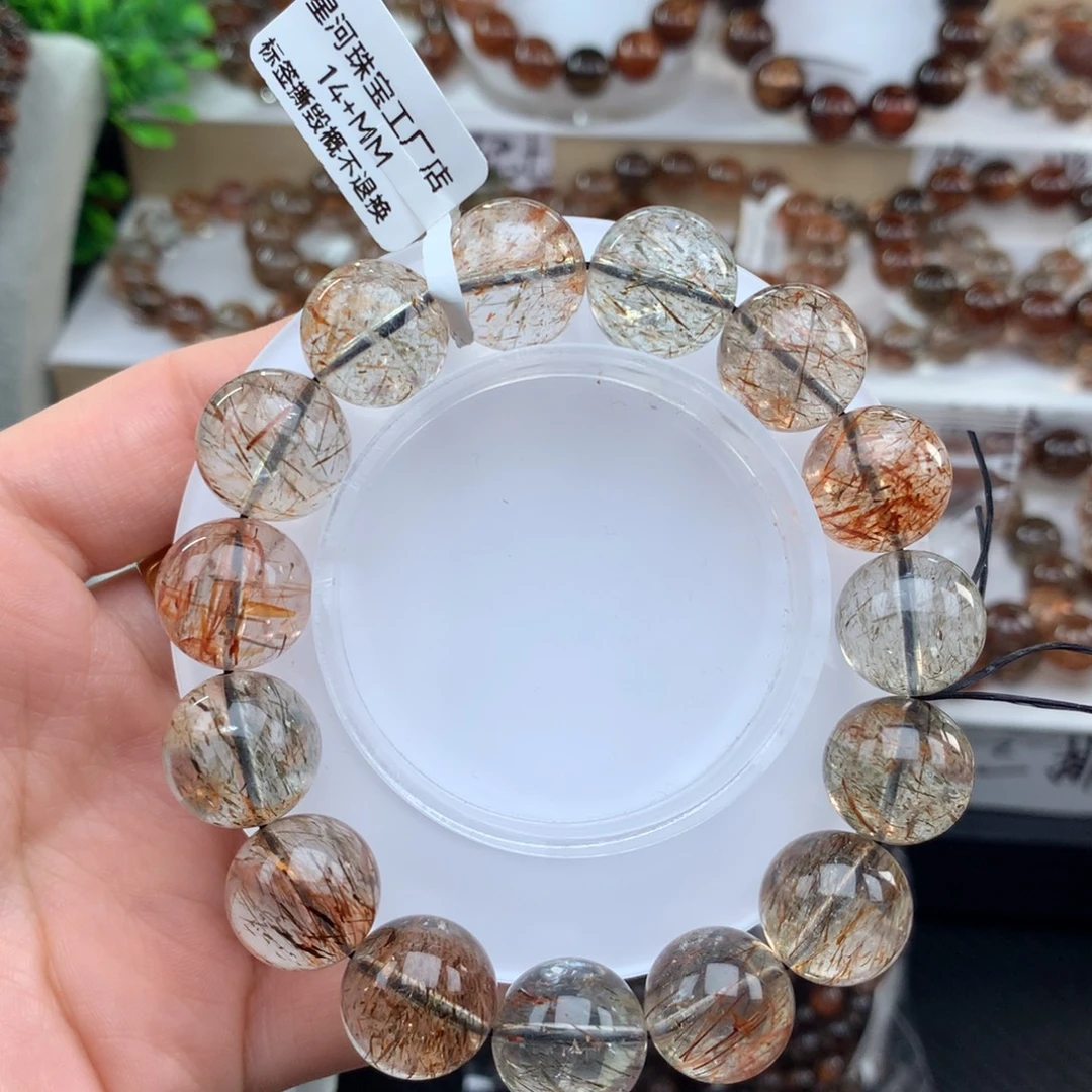 手串水晶未镶嵌黑金超七多样性发其一