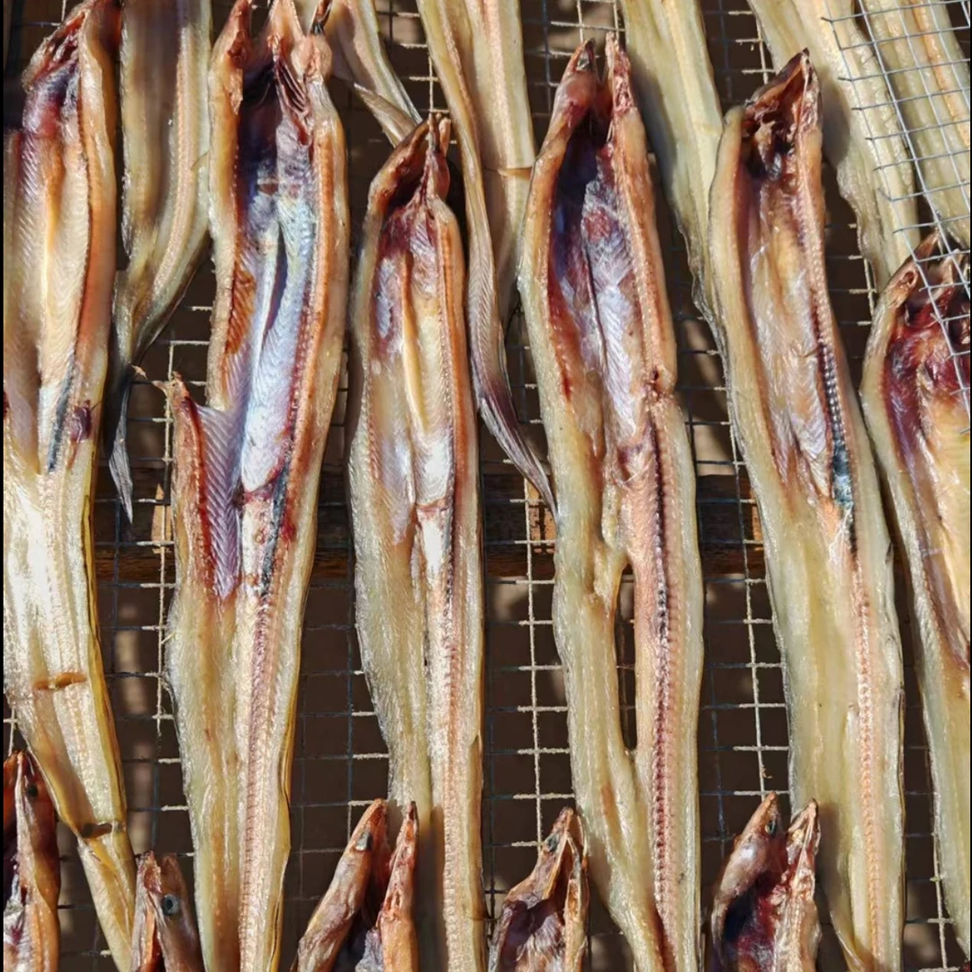青岛本地野生海捕七星鳗 鳗鱼干 自然晾晒淡干无盐无添加