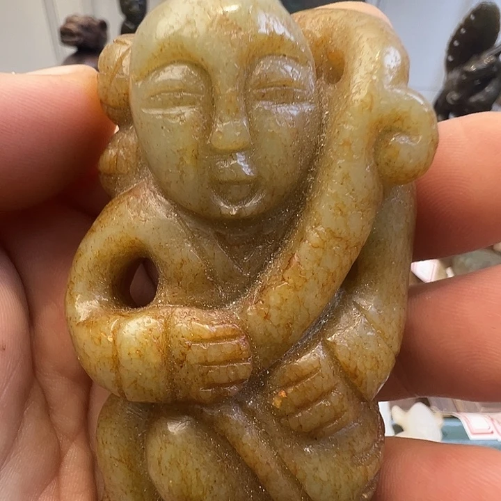 和田玉（糖玉）未镶嵌挂件