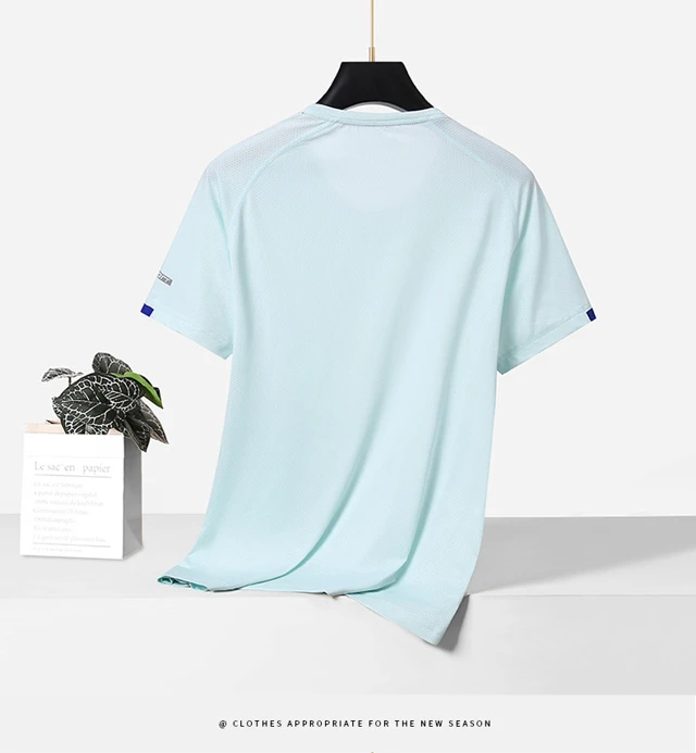 短袖爆款2025新款夏季柔软亲肤高弹力适合跑步健身运动圆领T恤