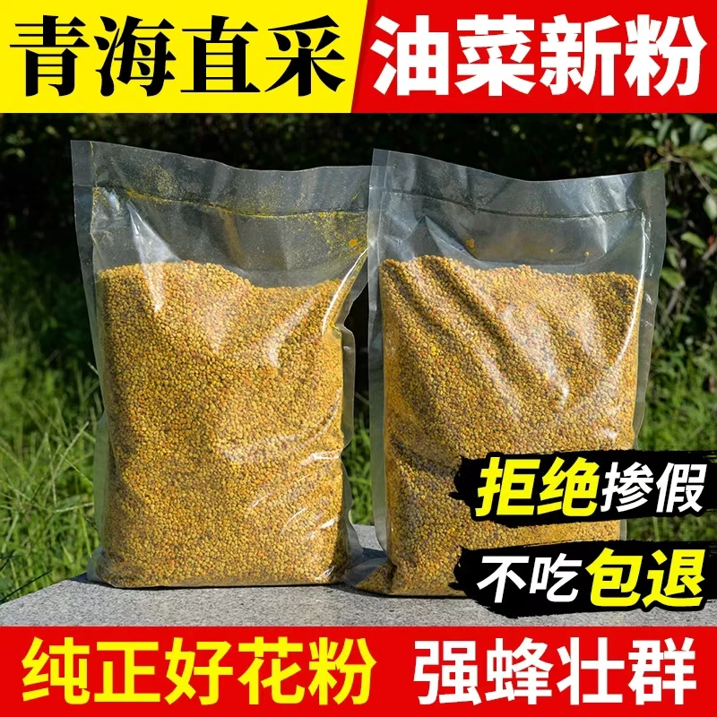 25年新采花粉油菜新粉强蜂壮群纯正青海直采大厂直发蜜蜂易食