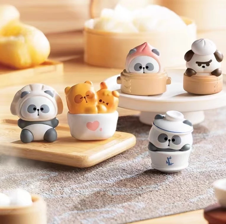 【拆盒拆袋】查尔苏潮玩小耙萌粒系列盲盒手办摆件