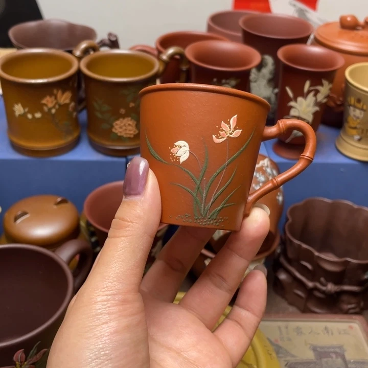 紫砂茶杯紫砂主人杯