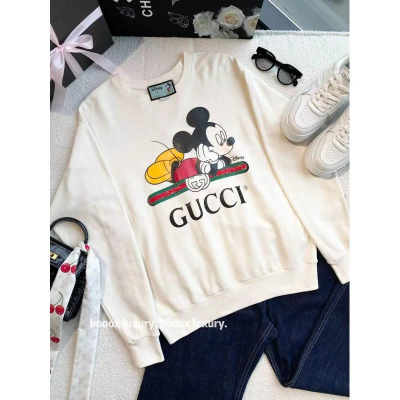 95新 GUCCI/古驰 pp1354 棉 Disney联名米老鼠卫衣 XXS码 微污